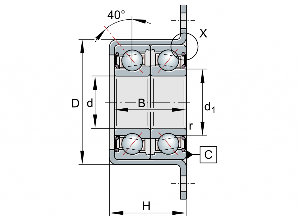 ZKLR15472RS Needle Axial Cylindrical Roller Bearing 15.00 x 38.45 x 24